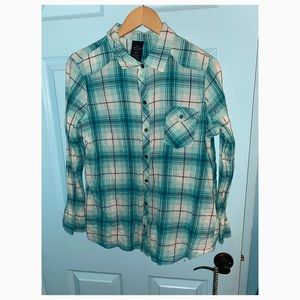 Faded Glory Turquoise Flannel